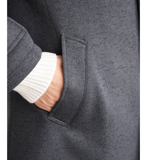 IKKA LOUNGE「ウールライクニットステンカラーコート」|その他|