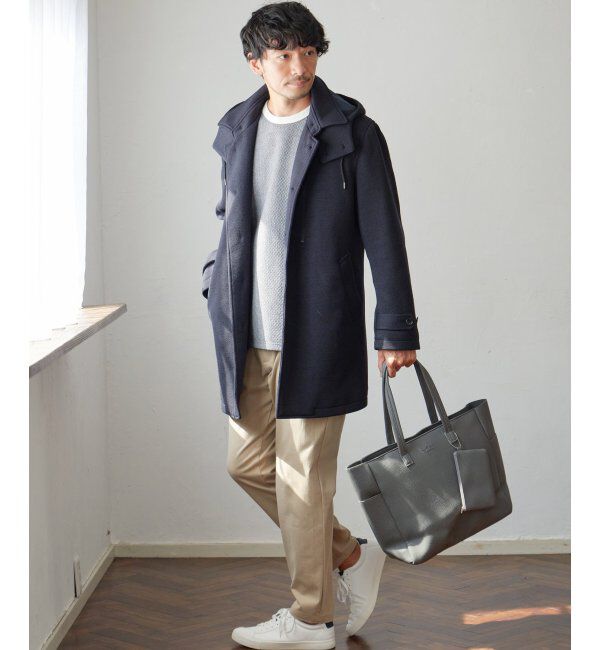 IKKA LOUNGE「ウールライクニットステンカラーコート」|その他|