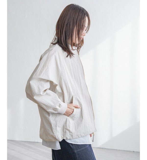 ikka「ミドルタケリブブルゾン」|ブルゾン・スタジャン|