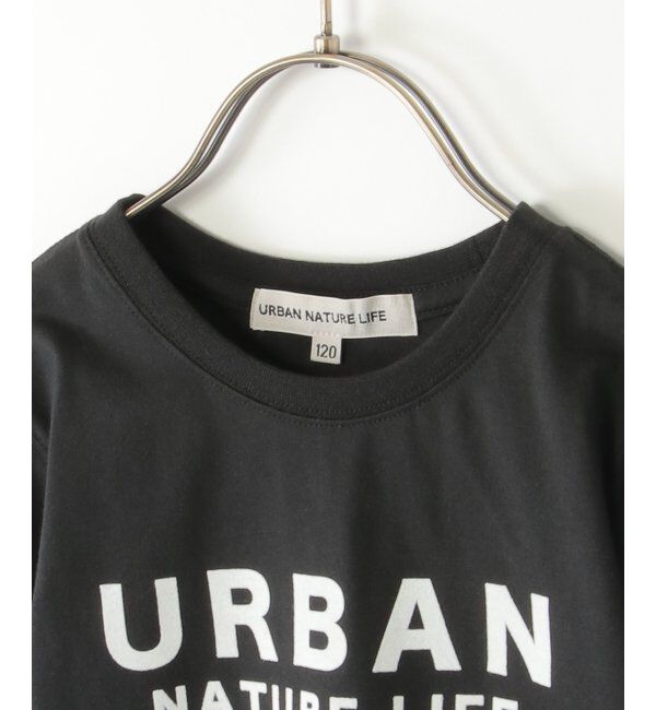 ikka kids「【親子おそろい】URBAN NATURE LIFE アーバンネイチャーライフ フロッキープリントT（120~160cm）」|Tシャツ・カットソー|