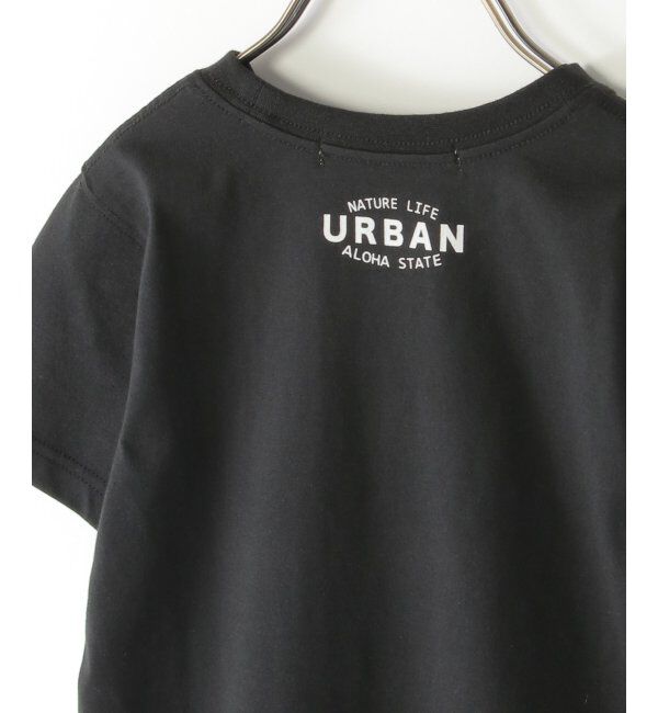 ikka kids「【親子おそろい】URBAN NATURE LIFE アーバンネイチャーライフ フロッキープリントT（120~160cm）」|Tシャツ・カットソー|