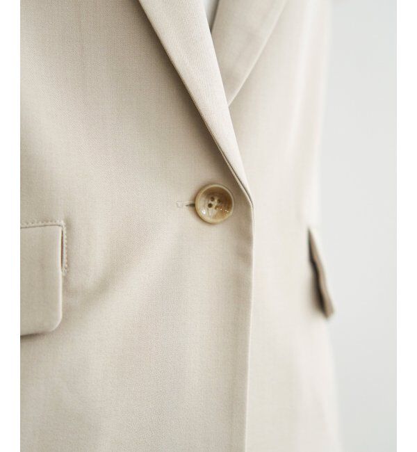 ikka「リネンライクテーラードジレ」|ダウンベスト・ベスト|