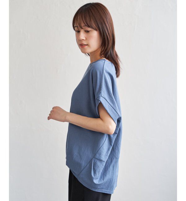 ikka「冷感鹿の子センターシームタックプルオーバー」|その他|