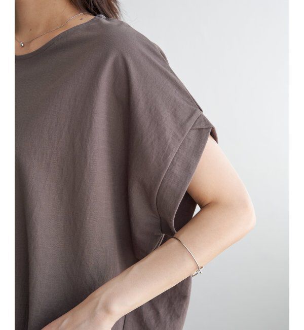 ikka「冷感鹿の子センターシームタックプルオーバー」|その他|