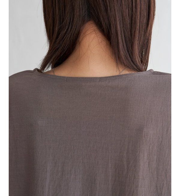 ikka「冷感鹿の子センターシームタックプルオーバー」|その他|