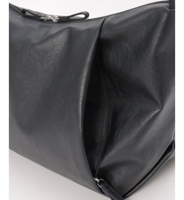 ikka「撥水合皮ハーフムーンビッグショルダーバッグ」|その他|