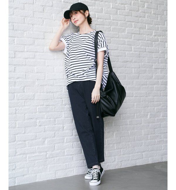 ikka「撥水合皮ハーフムーンビッグショルダーバッグ」|その他|