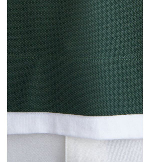 ikka「【吸水速乾】ドライ鹿の子レイヤードTシャツ5分袖」|Tシャツ・カットソー|