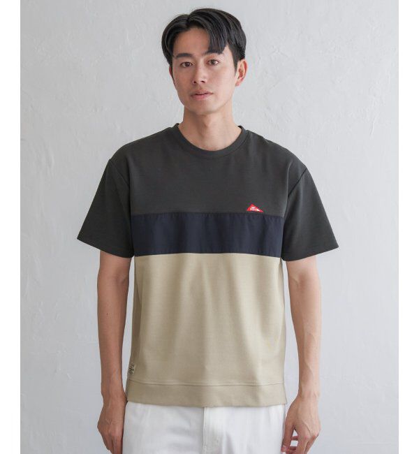 ikka「URBAN NATURE LIFE アーバンネイチャーライフ ワンポイント切り替えTシャツ」|Tシャツ・カットソー|