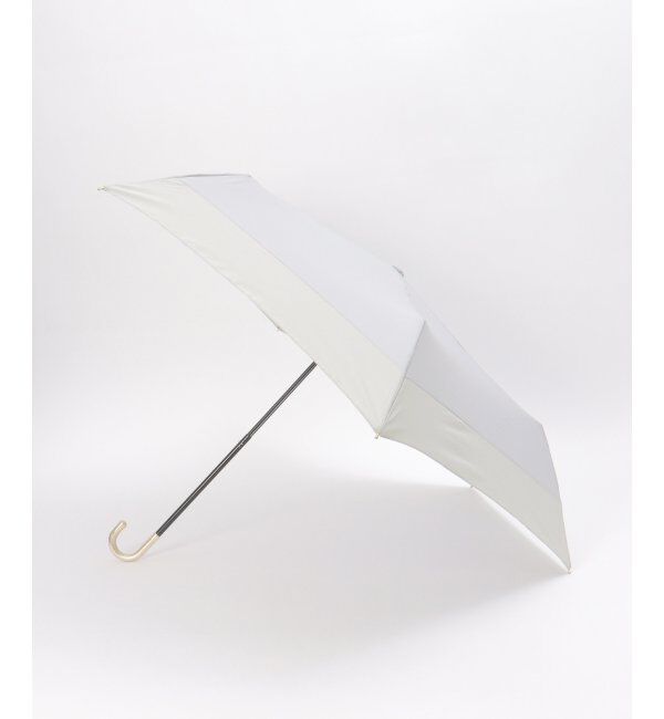 Lbc with Life「Wpc. 切り継ぎプレーンミニ 折りたたみ傘」|傘|グレー
