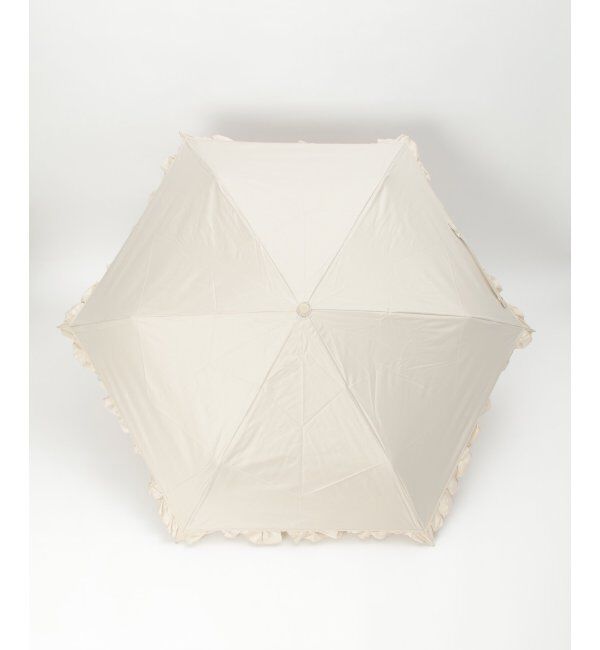 Lbc with Life「Wpc. 遮光 クラシックフリル ミニ傘 折りたたみ傘 日傘」|傘|