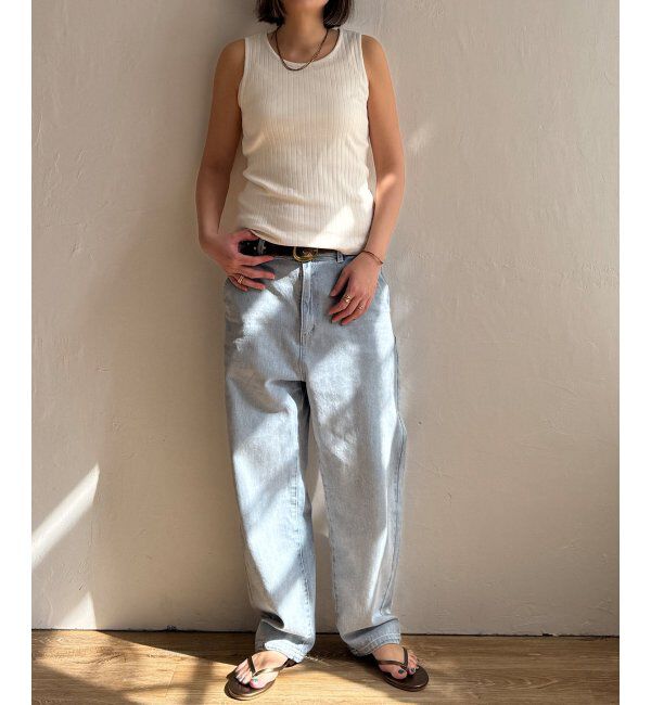 Lbc with Life「コットンUSA針抜きタンクトップ 25」|キャミソール|