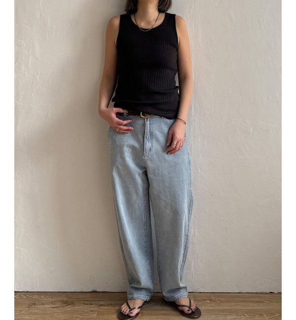 Lbc with Life「コットンUSA針抜きタンクトップ 25」|キャミソール|