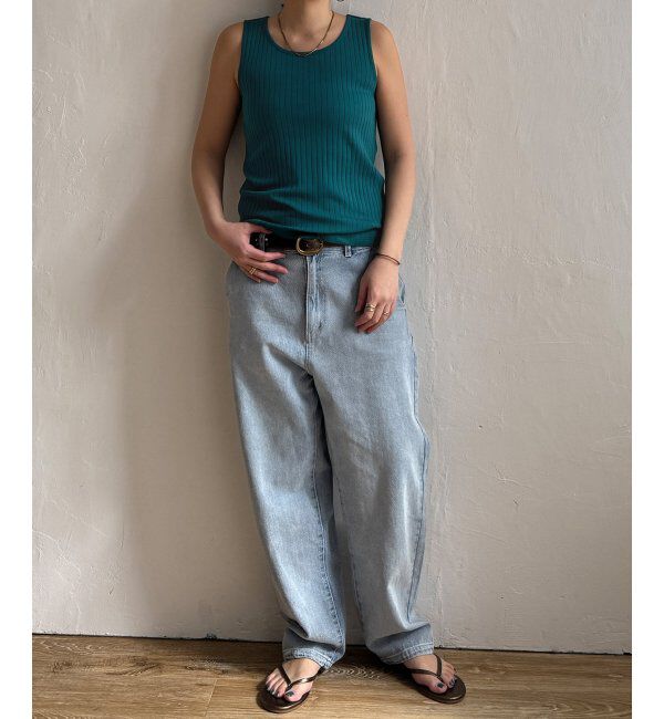 Lbc with Life「コットンUSA針抜きタンクトップ 25」|キャミソール|