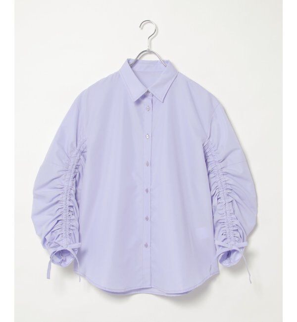 VENCE share style「ブロード袖ギャザーシャツ」|シャツ・ブラウス|