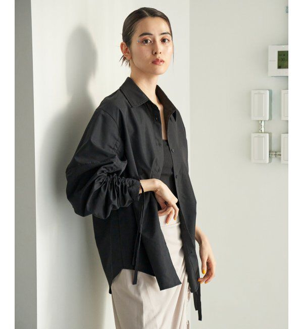 VENCE share style「ブロード袖ギャザーシャツ」|シャツ・ブラウス|