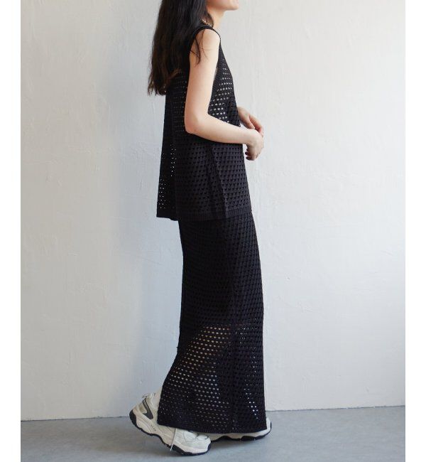 VENCE share style「クロシェニットスカート」|スカート|