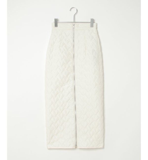 VENCE share style「ハートキルトダブルジップタイトスカート」|スカート|