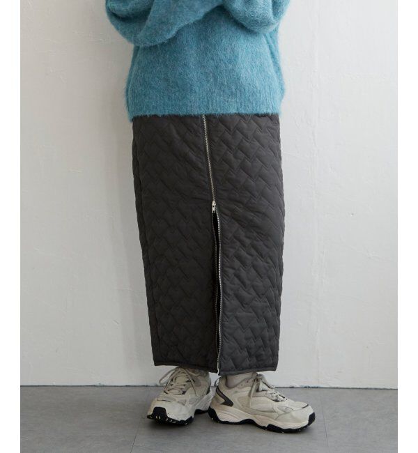 VENCE share style「ハートキルトダブルジップタイトスカート」|スカート|