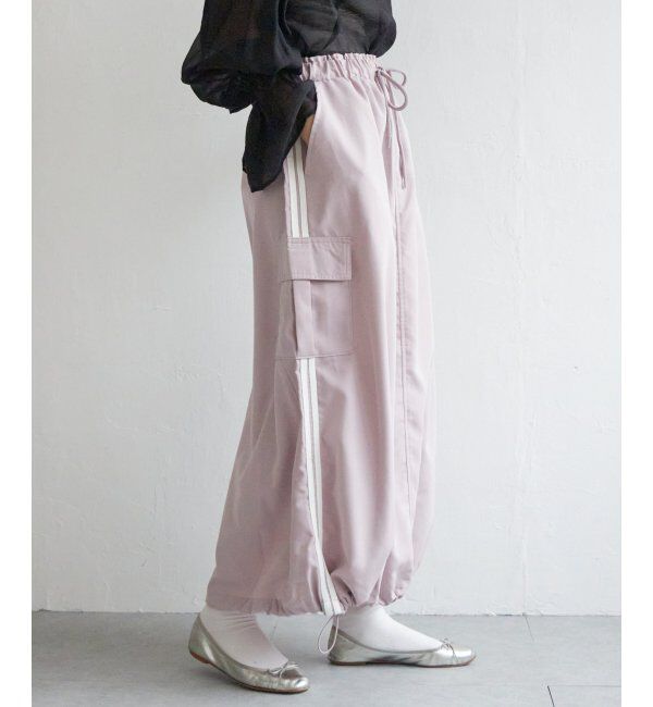 VENCE share style「ポプリンライン入りカーゴスカート」|スカート|