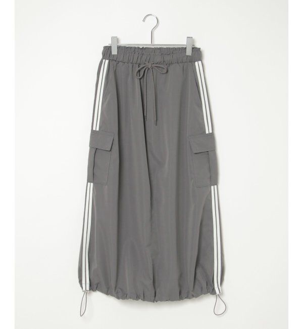 VENCE share style「ポプリンライン入りカーゴスカート」|スカート|