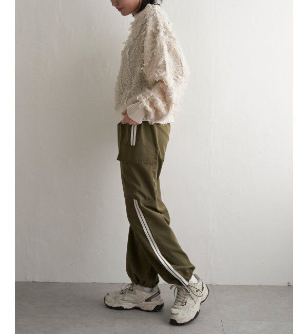 VENCE share style「ミックスフリンジプルオーバー」|ニット・セーター|