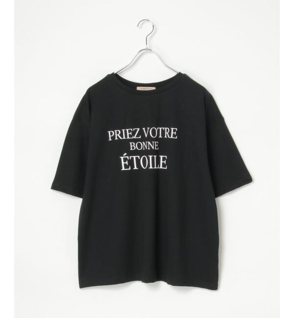 VENCE share style「【接触冷感】USAコットンロゴプリントTシャツ」|Tシャツ・カットソー|