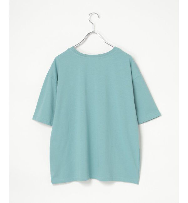 VENCE share style「【接触冷感】USAコットンロゴプリントTシャツ」|Tシャツ・カットソー|