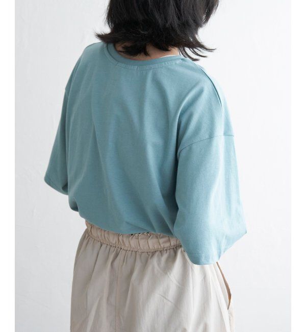 VENCE share style「【接触冷感】USAコットンロゴプリントTシャツ」|Tシャツ・カットソー|