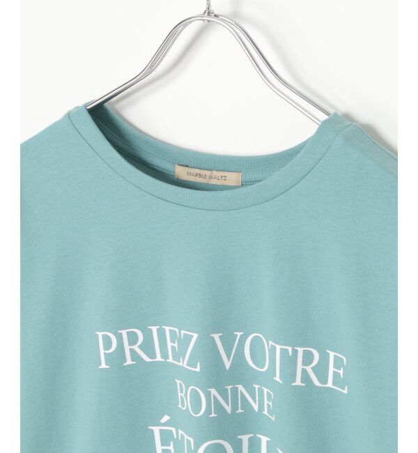 VENCE share style「【接触冷感】USAコットンロゴプリントTシャツ」|Tシャツ・カットソー|