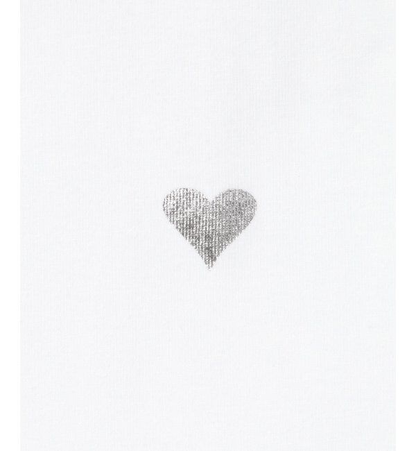 VENCE share style「ショート丈ハート泊プリントTシャツ」|Tシャツ・カットソー|