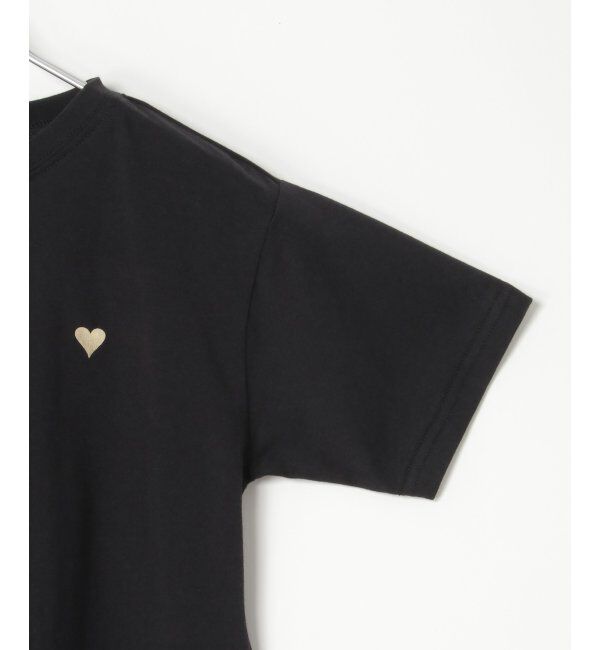 VENCE share style「ショート丈ハート泊プリントTシャツ」|Tシャツ・カットソー|