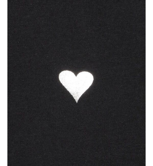VENCE share style「ショート丈ハート泊プリントTシャツ」|Tシャツ・カットソー|