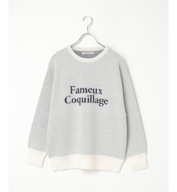 VENCE share style「Fameuxロゴジャガードニット」|ニット・セーター|