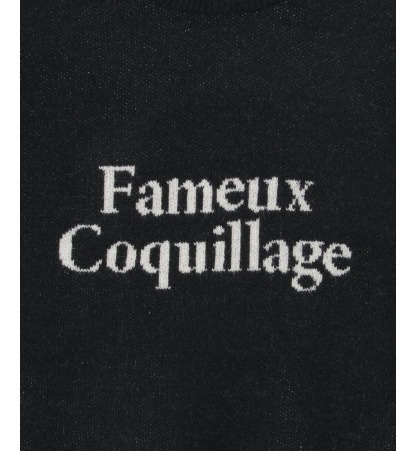 VENCE share style「Fameuxロゴジャガードニット」|ニット・セーター|