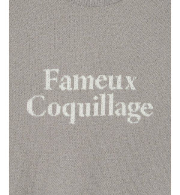 VENCE share style「Fameuxロゴジャガードニット」|ニット・セーター|