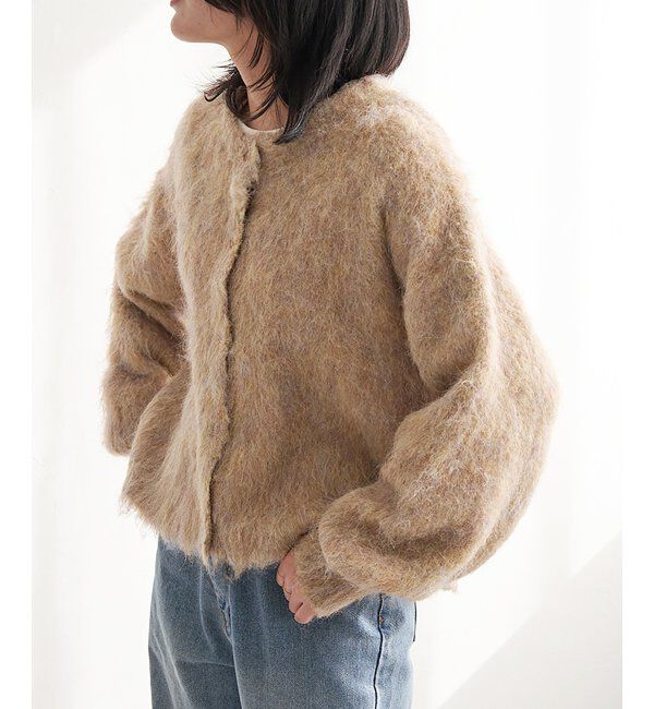 VENCE share style「ブークレーシャギー2WAYカーディガン」|カーディガン|