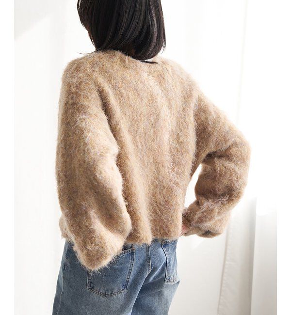 VENCE share style「ブークレーシャギー2WAYカーディガン」|カーディガン|