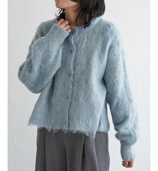 VENCE share style「ブークレーシャギー2WAYカーディガン」|カーディガン|