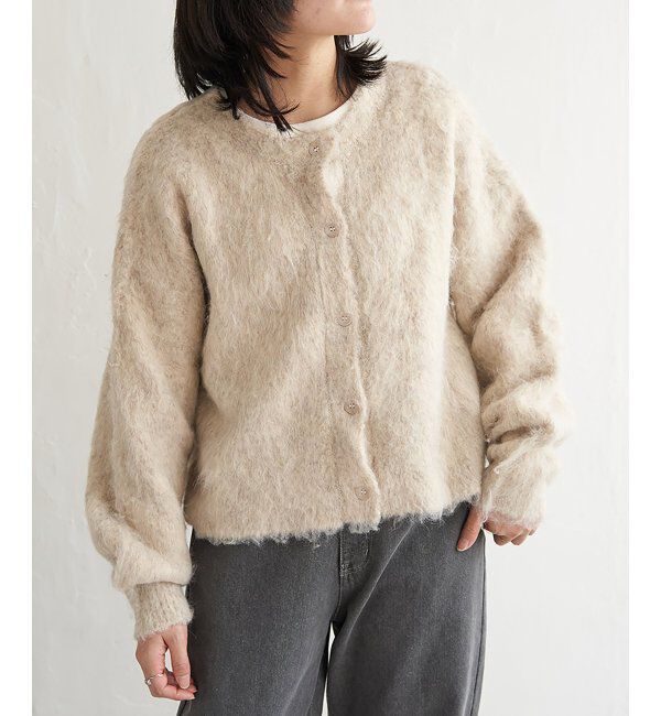 VENCE share style「ブークレーシャギー2WAYカーディガン」|カーディガン|