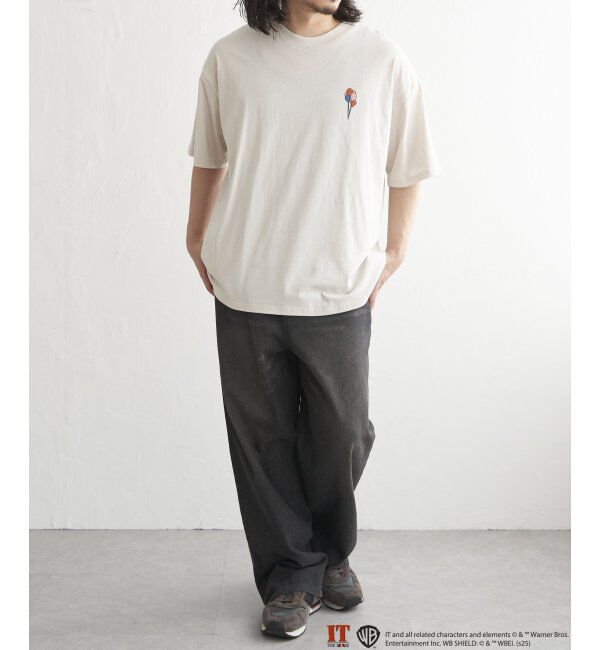 VENCE share style「デニムバギーパンツ」|デニム|