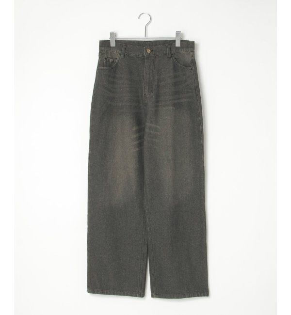 VENCE share style「デニムバギーパンツ」|デニム|
