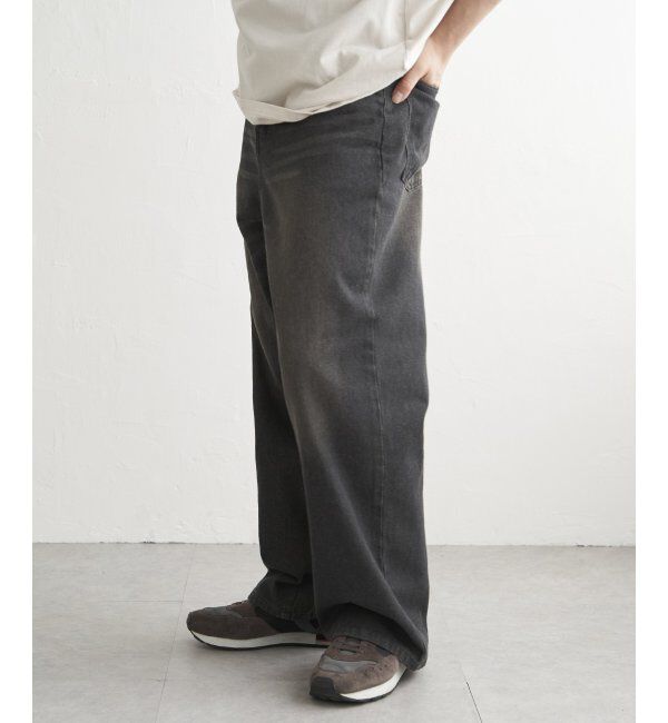VENCE share style「デニムバギーパンツ」|デニム|