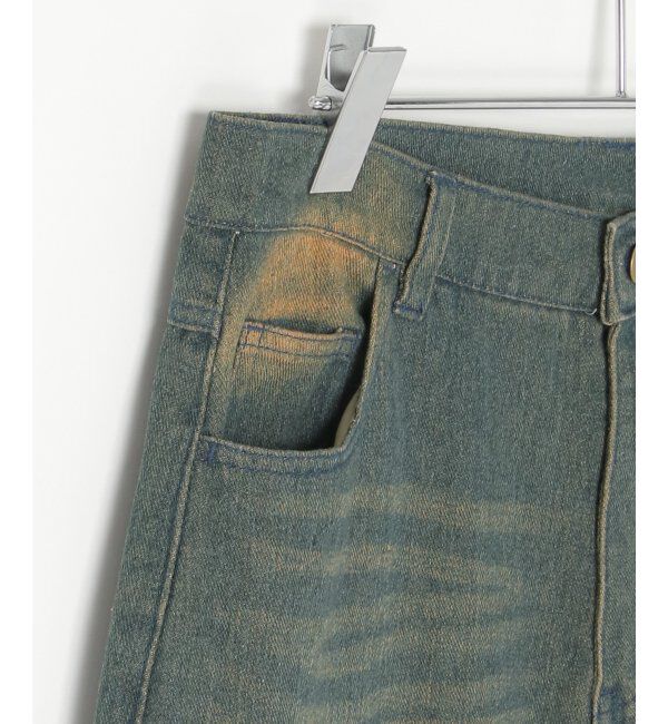 VENCE share style「デニムバギーパンツ」|デニム|