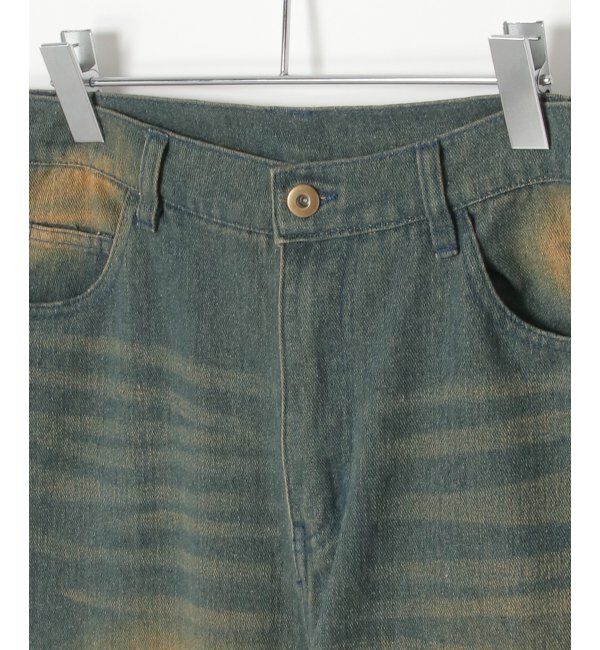 VENCE share style「デニムバギーパンツ」|デニム|