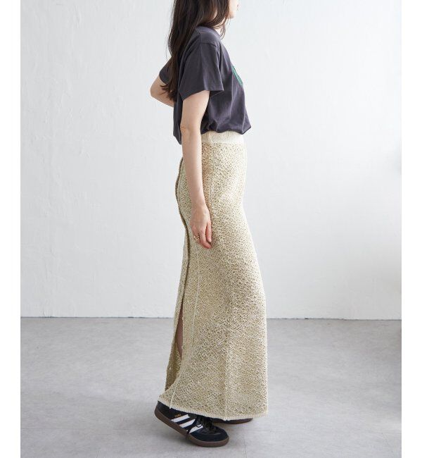 VENCE share style「2WAYミックスニットスカート」|スカート|