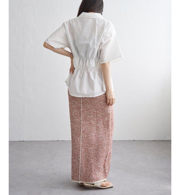 VENCE share style「2WAYミックスニットスカート」|スカート|