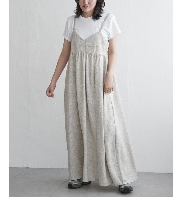 VENCE share style「サマーツィードキャミワンピース」|ワンピース|