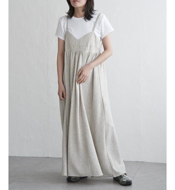 VENCE share style「サマーツィードキャミワンピース」|ワンピース|