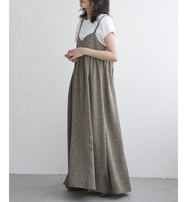 VENCE share style「サマーツィードキャミワンピース」|ワンピース|